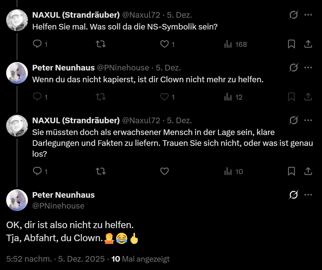 Warum viele Linke nicht in der Lage sind, klare Erklärungen abzugeben und lieber beleidigen, spricht irgendwie für sich.