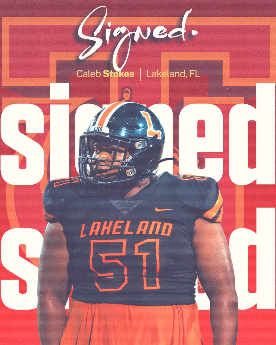 A new chapter for Caleb Stokes  begins today!
Proud to officially welcome our newest Golden Tiger! 🐅

#SkegeeFB | #MyTUAthletics