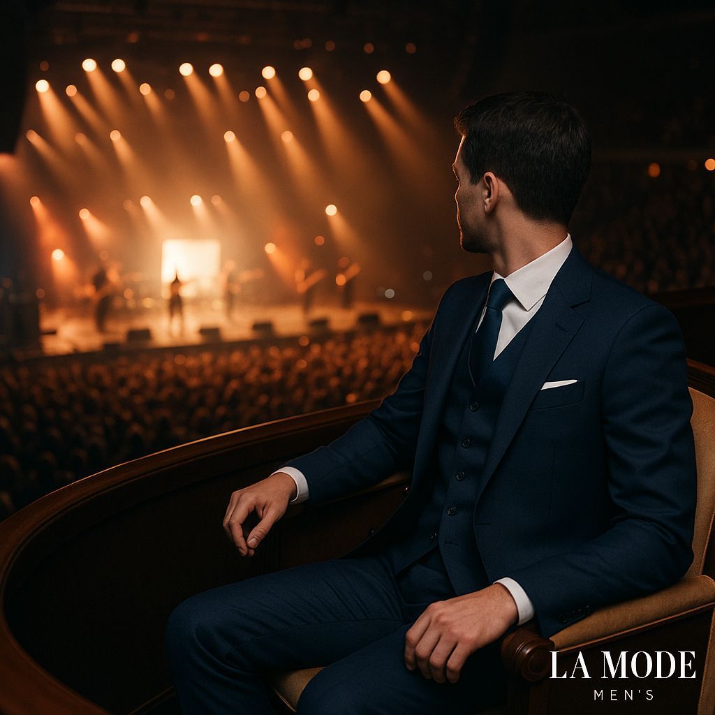 men_mode's tweet image. Style elevated above the crowd.
Navy three-piece suit. VIP vantage point. Concert-night refinement by La Mode Men’s.

#LaModeMens #MensFashion #NavySuit #VIPStyle #ConcertLook #LuxuryMenswear