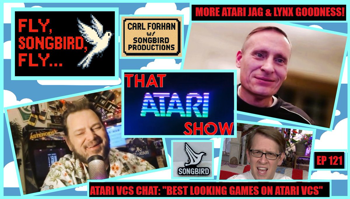 ballistikcoffee's tweet photo. MON 12/8: #CarlForhan ( @SongbirdPro) joins us on a NEW #ThatAtariShow 2 discuss more #Jag & #Lynx #games coming soon, in 'Fly, #Songbird, Fly!' + @YorkiesTV is back w/ another delicious ep of #AtariVCS Chat! Feat. the best-looking #VCS #games! Link Incoming! #BCB #Gaming #Atari https://t.co/qTvtIe0t56