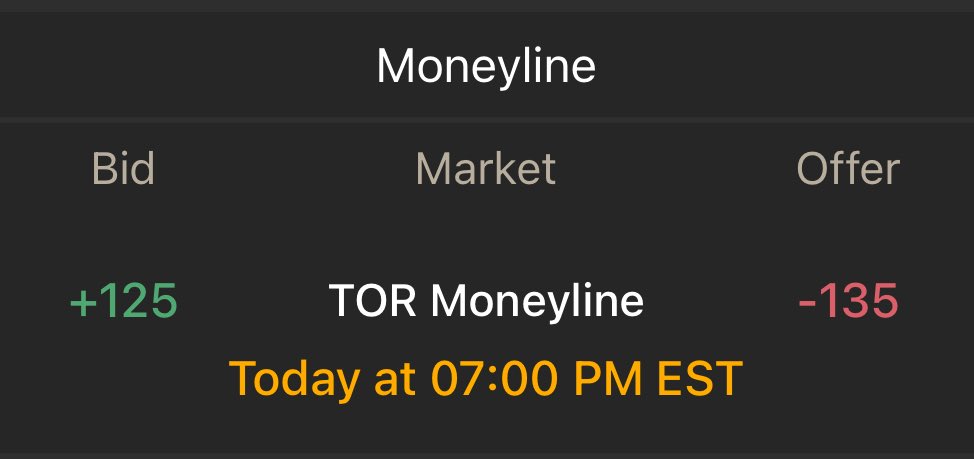 Leafs. Habs. Hockey Night in Canada 🔥

STX users can undercut the line to find some deals at the -130/+130 midpoint 👀

Get your shares ⬇️
stxapp.ca