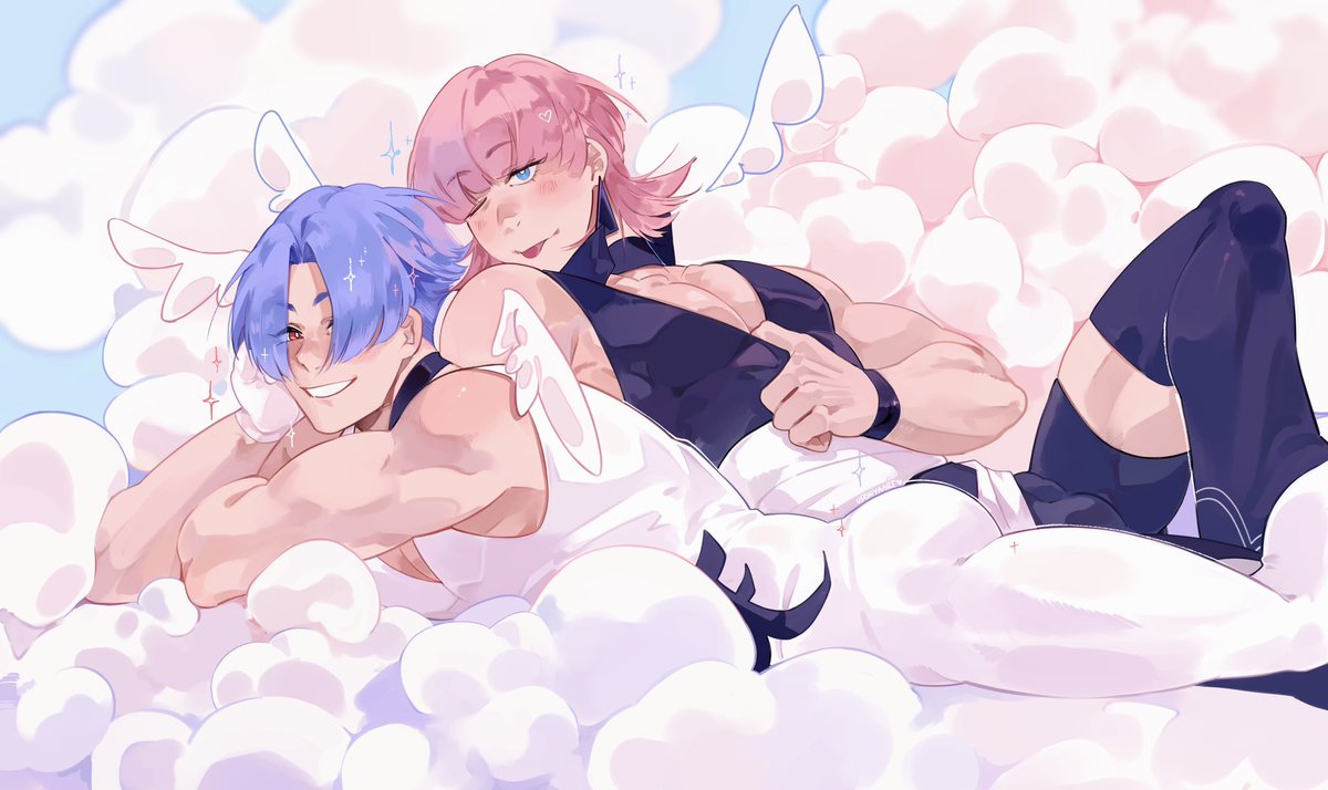 🩵💖 if you’re a very good boy, you might go to heaven 😇
#newパンスト