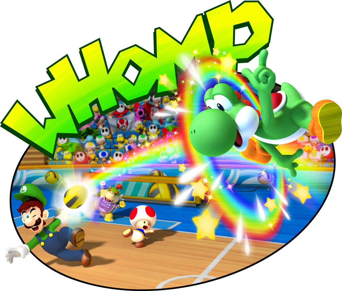 I love Mario sports mix’s artwork