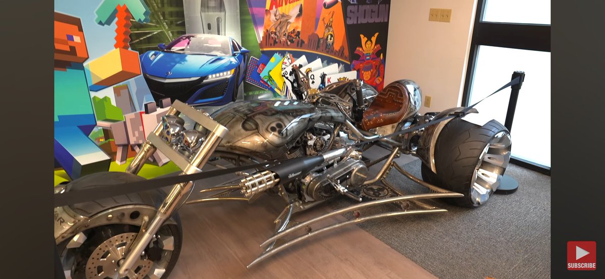 therealKzero's tweet image. Always wondered what happened to the Gears Of War trike Microsoft commissioned for the launch of Gears 3, by Orange County Choppers. Turns out its in the Microsoft Archive building 😍. I want to ride this thing!