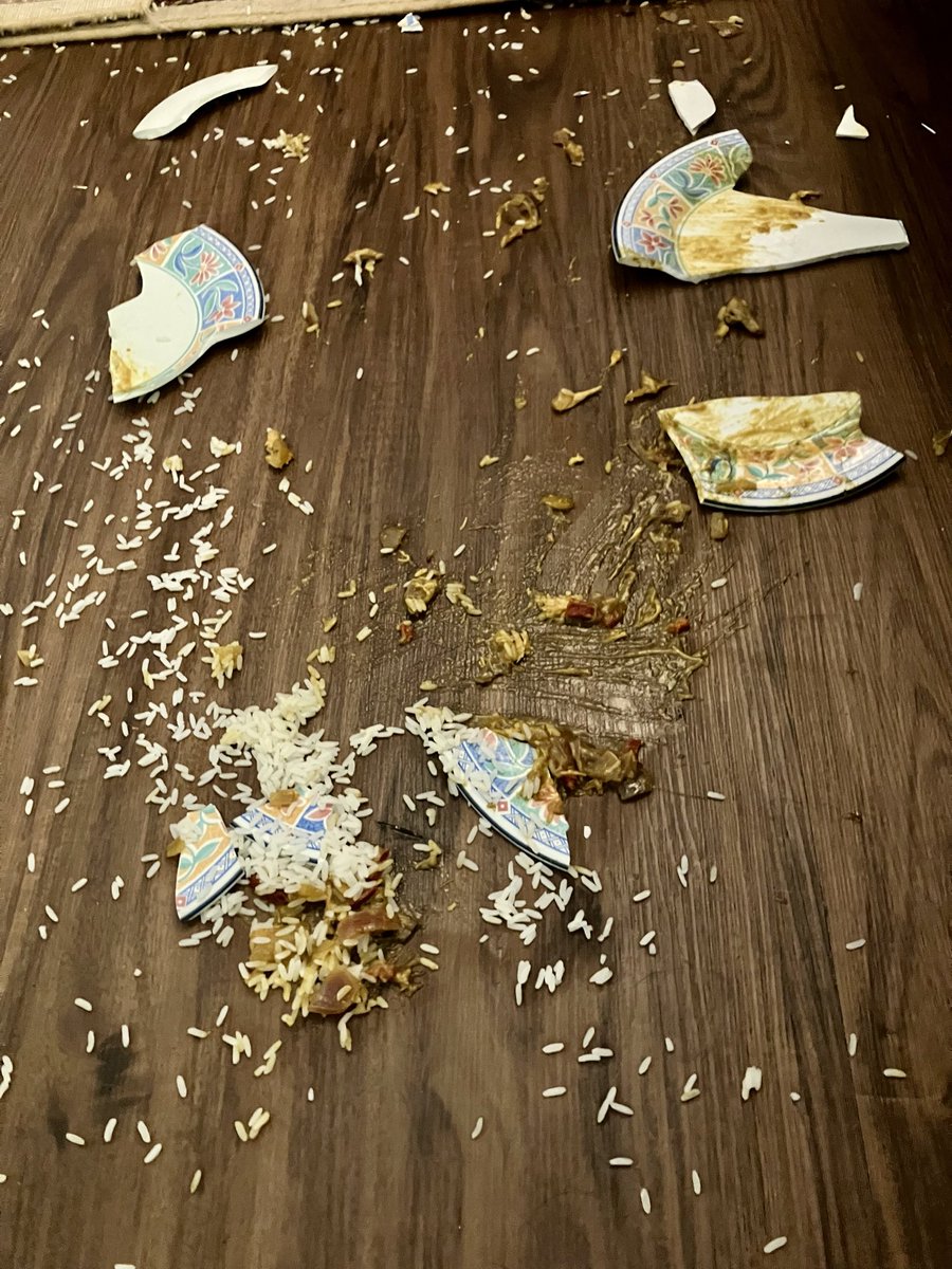 Me75AndBoo09's tweet image. #Ratemyplate 

I’m going to call this 
Home Made Floor Chicken Curry 
With a hint subtle of #Lego 👌🏼 
By me a vexed Natalie