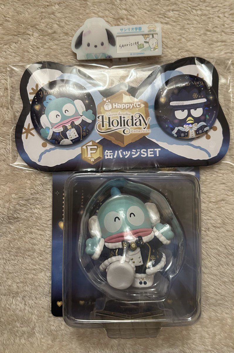 sanrio199's tweet image. サンリオ ハッピーくじ お譲り

譲 画像1～5
ばつ丸、ハンギョドン、キキララ、キティ、ポムポムプリン

求 画像ごと定価＋送料又は画像6枚目
シナモン、マイメロ フィギュア

検索からでもお気軽にお声掛けください！