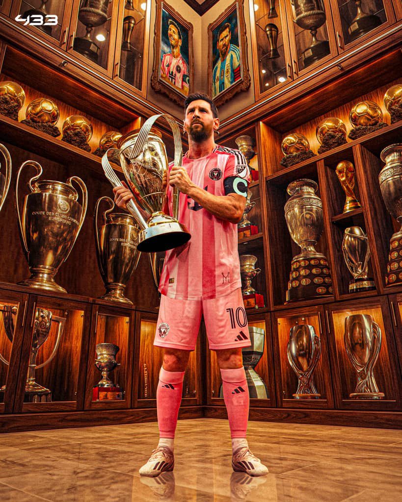 iampricelexx_'s tweet photo. Lionel Messi has won 48 career trophies, the most out of any football player 🏆🐐
#MLSCupPlayoffs #MLSFinal #Messi https://t.co/oT6VQwn528
