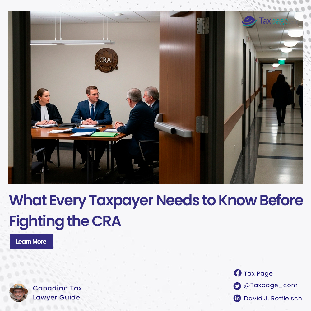 What Every Taxpayer Needs to Know Before Challenging the CRA

In Canada, taxpayers can challenge certain CRA decisions through a judicial review, but the rules are strict; and a single misstep can get your case dismissed before it’s even heard.
