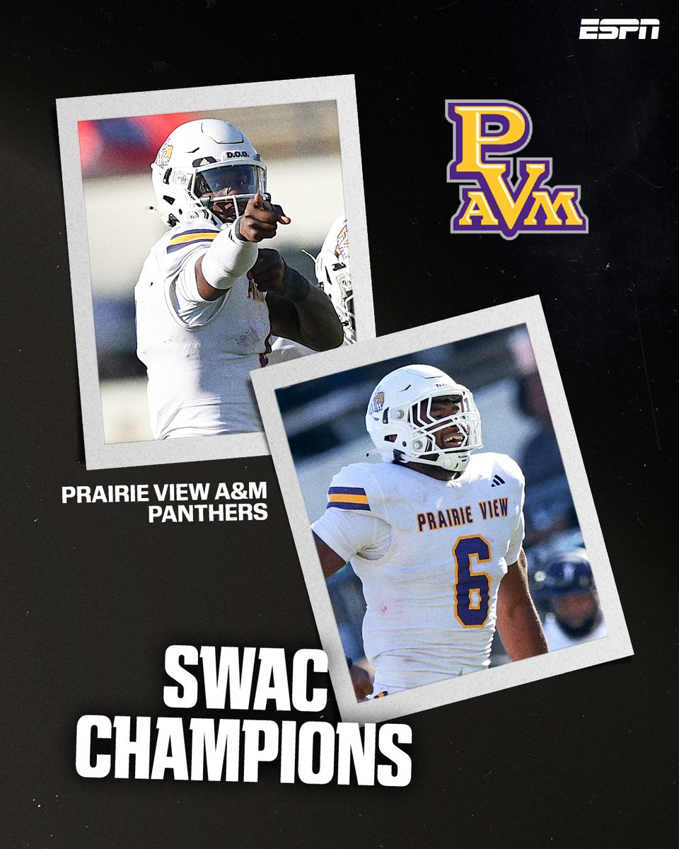Prairie View A&amp;M wins its second-ever SWAC Championship 🏆🏆