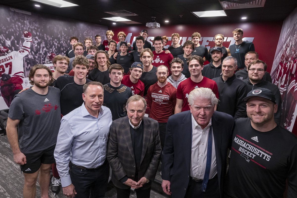 It was a great honor and experience to host NHL Commissioner Gary Bettman and former NHL General Manager Brian Burke on campus! Unforgettable experience for all.