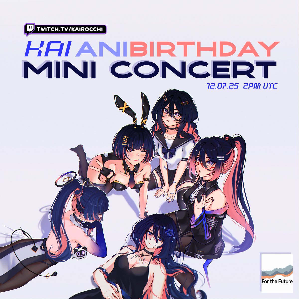 👁‍🗨『 ANIBIRTHDAY MINI CONCERT 』💾
+ CHARITY for "For The Future" 💙

Enjoy my violin and singing performances with the chatabytes~ See ya!

📅 12.07.25 ⏰2PM UTC