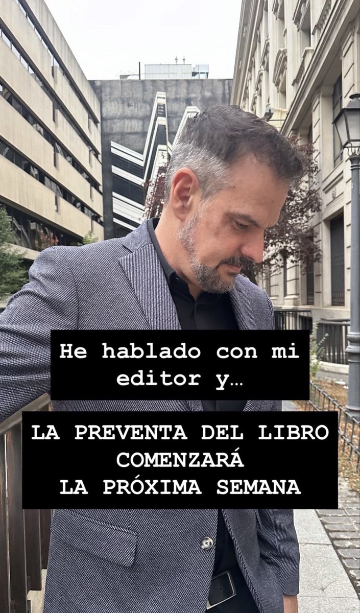 He hablado con mi editor y la preventa de mi libro SALDRÁ LA PRÓXIMA SEMANA!! emocionado!! 

#hipnosis #mente #libro.