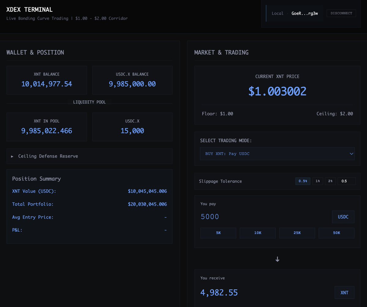 Who is ready for #XDEX Terminal?  What is it:

Developed by yours, truly. (Mr. Jack).
Implements Meteora Style Alpha Vault strategies. 
Runs concentrated dynamic AMM (DLMM)

DLMM = Dynamic Liquidity Market Maker (Meteora, Kamino, etc.).

Short version: it’s like a programmable