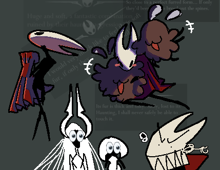 forgot about these silksong scribblings from a while back