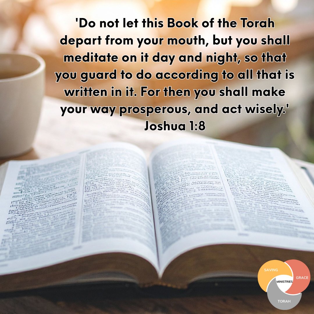 SGT_Ministries's tweet image. ✨ Prosperity starts with obedience to His Torah. Joshua 1:8 reminds us that true success flows from meditating on Yahweh’s Word and walking in it daily. Stay rooted in Scripture and watch Him guide every step. 🙏🏾
#FaithInAction #WalkInTheWord #BiblicalSuccess #TorahLiving