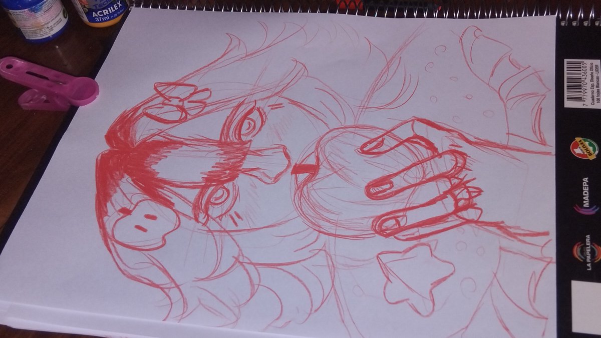 anny123men's tweet photo. Dibujo y referencia >:^ dibujos solo con el color rojo #red #dibujo #colores #lápices #art (pd: no se donde chucha esta mi borrador) https://t.co/1cOIFHsu3N