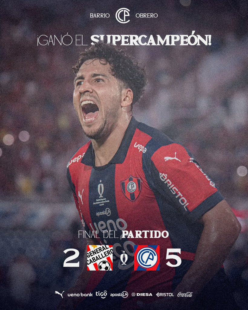 🏟️ ¡Final del partido!

💙❤️¡𝐂𝐄𝐑𝐑𝐎 𝐏𝐎𝐑𝐓𝐄𝐍̃𝐎, 𝐒𝐔𝐏𝐄𝐑𝐂𝐀𝐌𝐏𝐄𝐎𝐍 𝟐𝟎𝟐𝟓!💙❤️

🏆🌪️ #𝑪𝒊𝒄𝒍𝒐́𝒏𝑺𝒖𝒑𝒆𝒓𝒄𝒂𝒎𝒑𝒆𝒐́𝒏🔵🔴