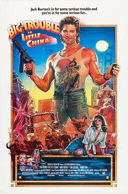landofthe80s's tweet image. What do you rank Big Trouble in Little China on a scale of 1-10?