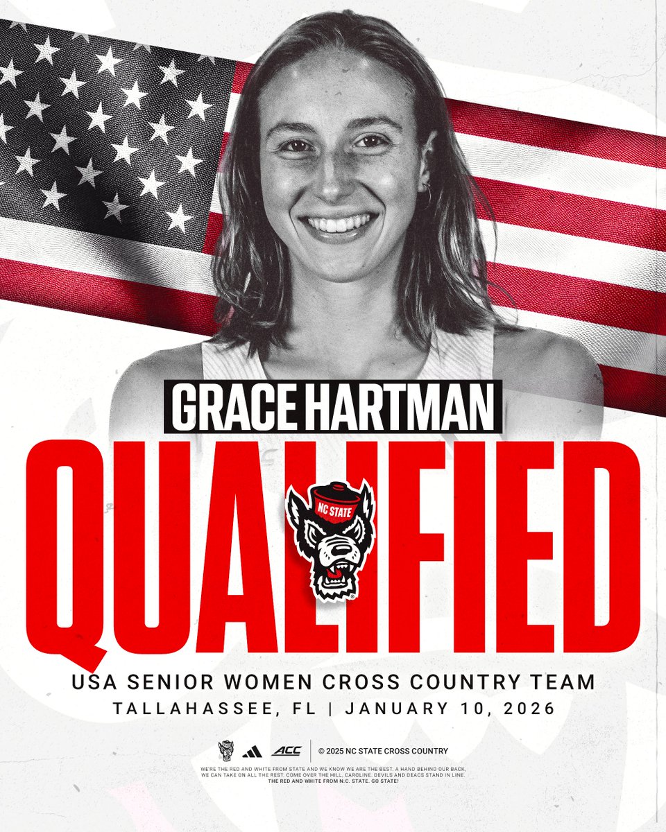 Wolfpack_TFXC's tweet image. With a sixth-place finish, Grace qualifies for the World XC Championships!

Next Stop ➡️ Tallahassee!

#WolfpackXC | #GoPack