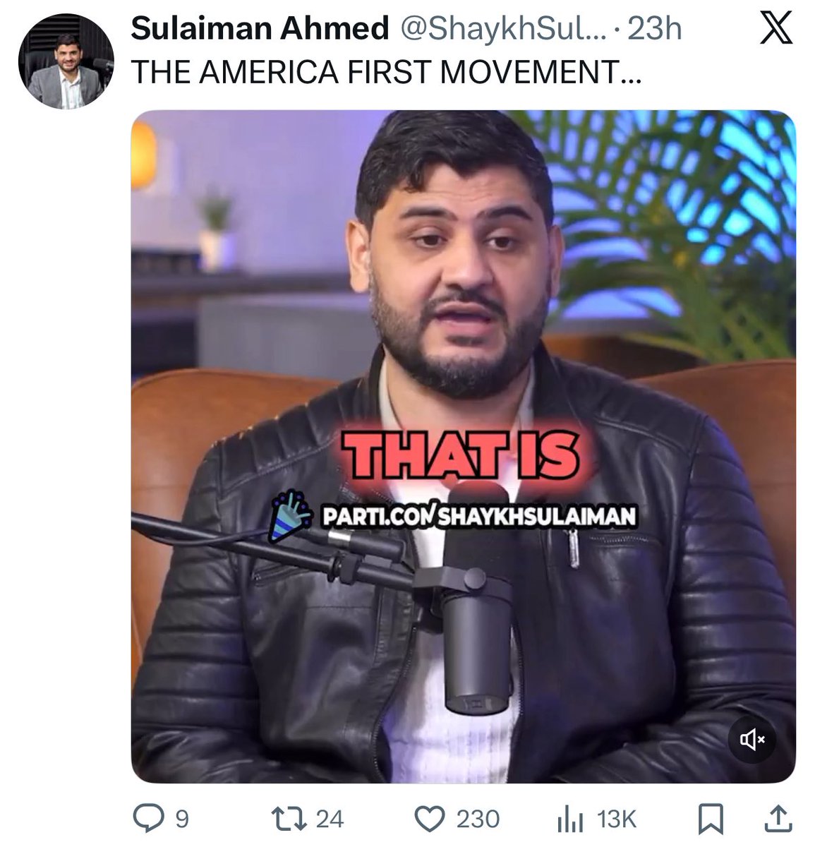 A Pakistani who is not American wants to tell you what the America First movement should be.

You quite literally cannot make this up.