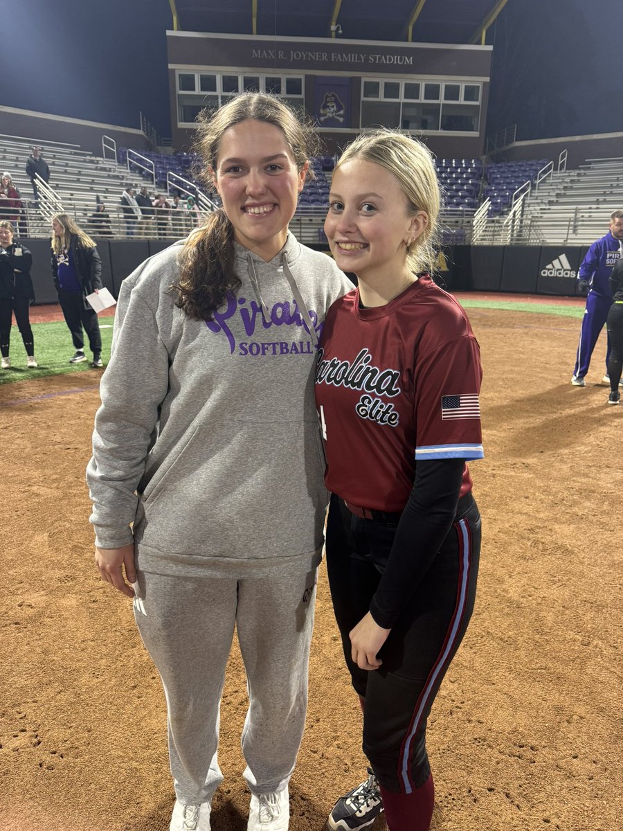 Had a great day at <a href="/ecu__softball/">East Carolina Softball</a>! Had an amazing time learning about the program! Looking forward to coming back! <a href="/ShaneWinkler/">Shane Winkler</a> <a href="/jennacone/">Jenna Cone</a> <a href="/LexieHandley/">Lexie Handley</a> <a href="/elitedeaton/">Carolina Elite Deaton</a> <a href="/CarEliteNCorg/">@CarolinaEliteOrg</a> <a href="/MaddalunaDave/">Dave Maddaluna</a> <a href="/AutumnRussell75/">Autumn Russell</a>