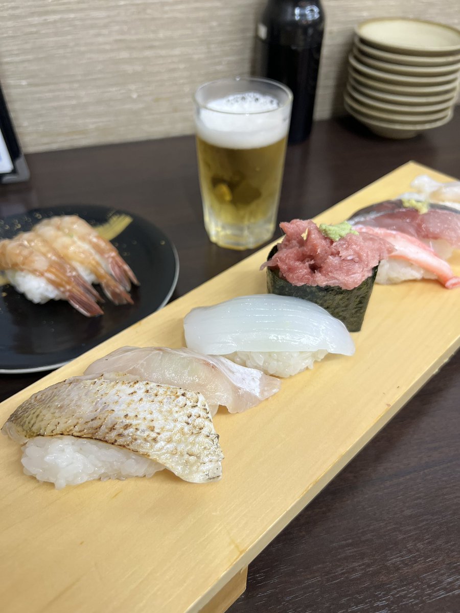 1週間の出張お疲れ様の様子です。