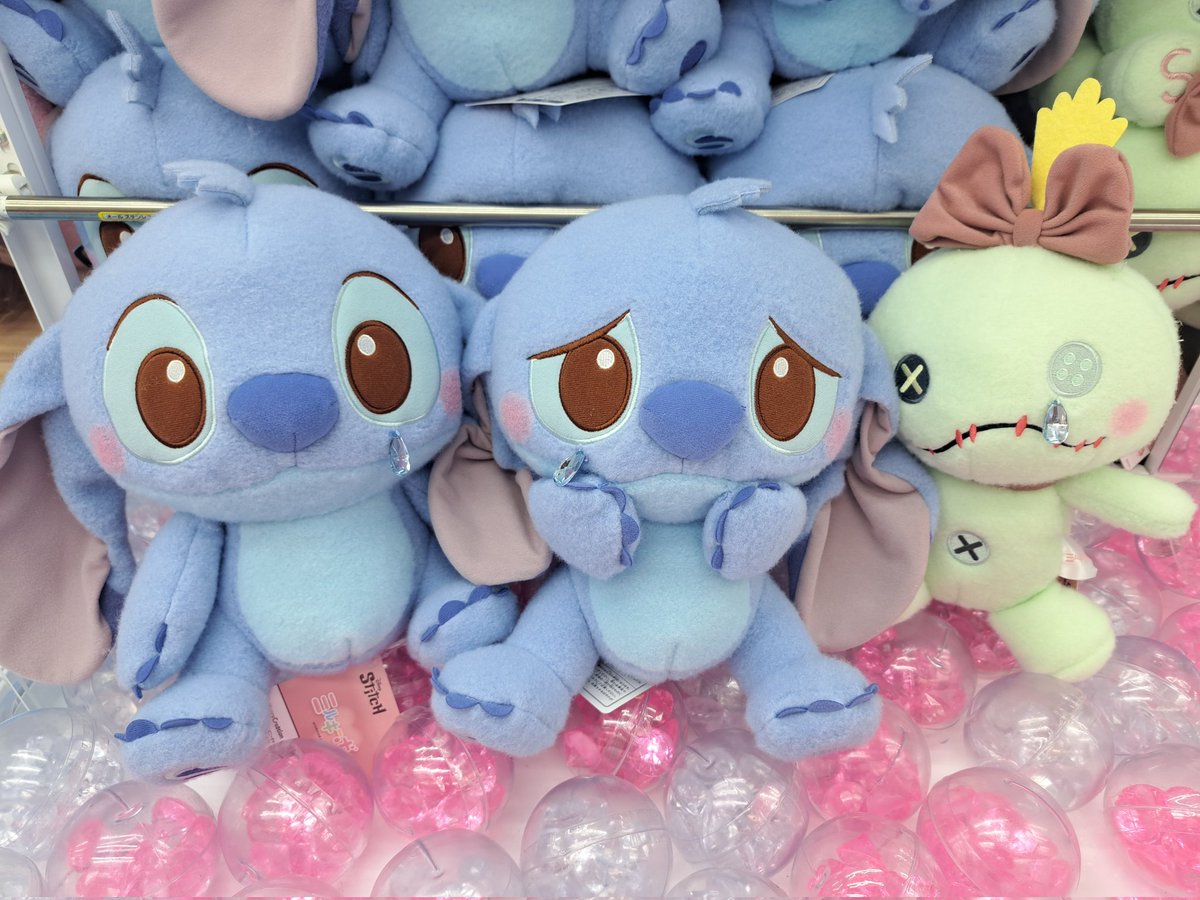 💧新景品入荷しました🌺 #ディズニー #スティッチ ミルキーボア くすん