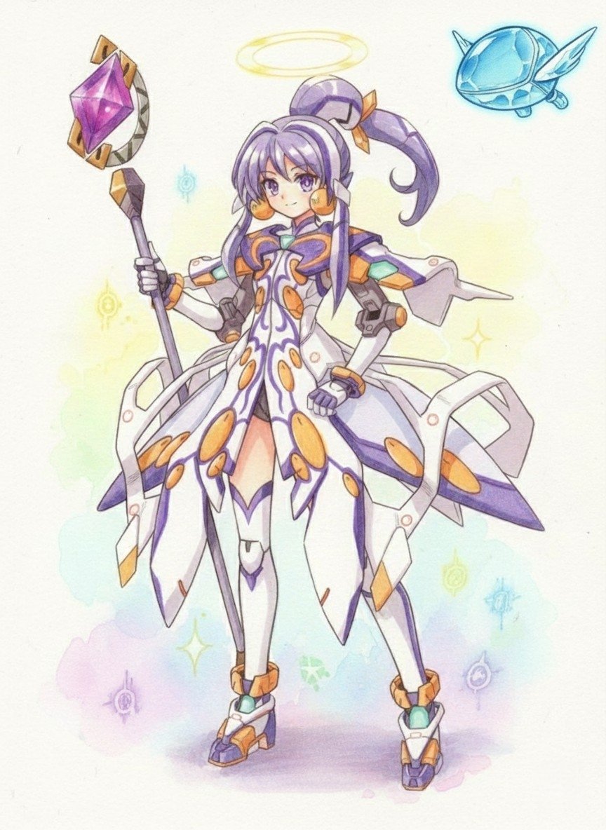 seri_nazuna_7ks's tweet photo. エンジェラン。
多分みんな共通認識で擬人化してる…と思う。
ガラヤ���が出易いって聞いて一時期使ってたけど、近接脳には使いこなせませんでした〜。

#virtualon #バーチャロン #VO_MP #AIart #AIイラスト #AIArtwork #AnimeArt https://t.co/PUpzNmwhXY