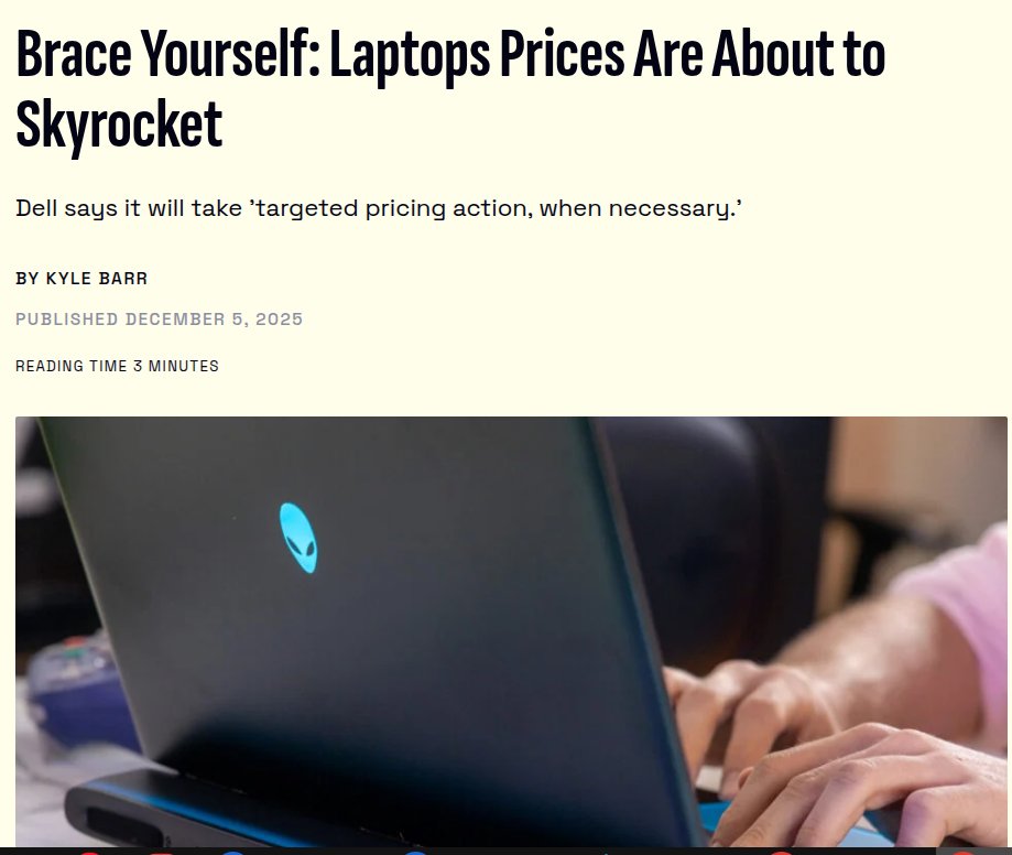 Laptop price article