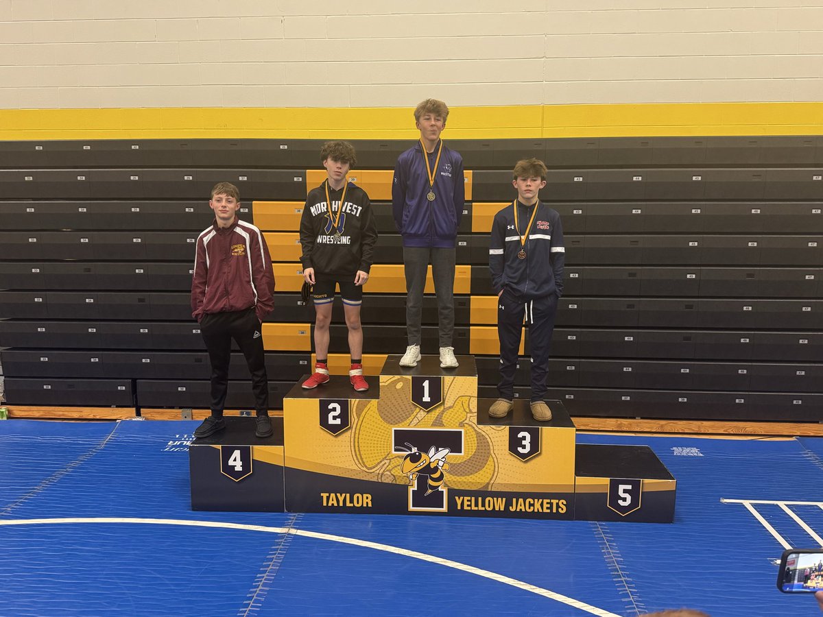106 pounder Josh Waddell gets second at the Taylor Invitational!!  <a href="/NorthwestAD/">Northwest Athletics</a> <a href="/kevinwilhelm78/">Kevin Wilhelm, RAA</a> <a href="/NWLSDSupt/">NWLSD Superintendent</a> <a href="/NWHS_Admin/">NWHS_Admin</a>