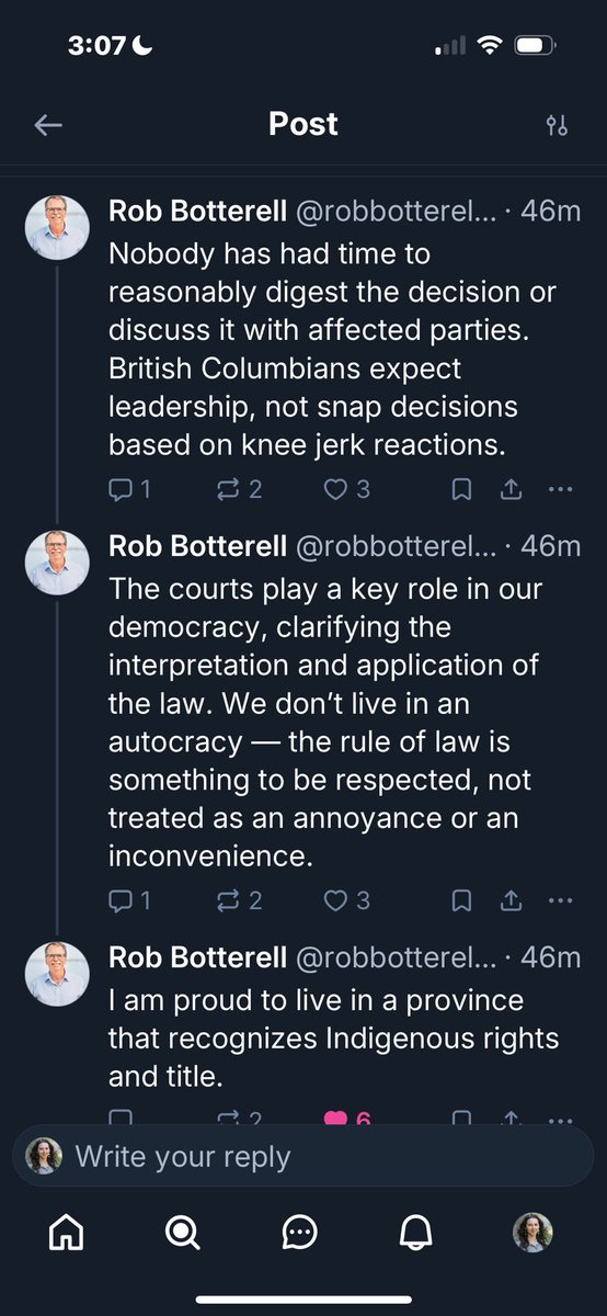 David Eby was Attorney General when DRIPA passed unanimously in 2019. Now, Eby is spinelessly bending to Cons’ misinformation machine w/ snap-judgement. BC is stronger when everyone is at the table, and that’s why BC Greens will fight to uphold Indigenous rights &amp; title. #bcpoli