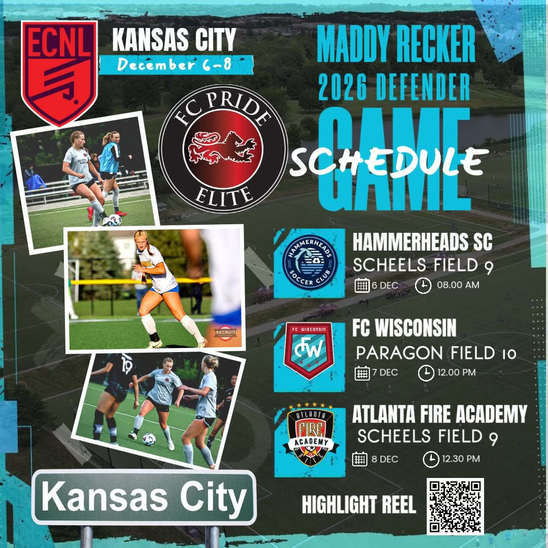 Game 1 of ECNL KC ended in a 1-1 draw. Looking forward to warmer weather tomorrow at our noon game at Paragon Field 10!
<a href="/ImYouthSoccer/">ECNL/GA/Recruiting/College Soccer</a> <a href="/ImCollegeSoccer/">College Soccer Truth ™</a> <a href="/FCPride08g_ECNL/">FC Pride 08 Girls ECNL</a> <a href="/ECNLgirls/">ECNL Girls</a>