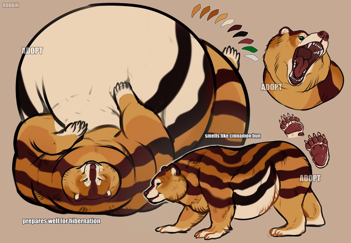 cinnabon bear adopt 

all information you can find here: furaffinity.net/view/63234035/