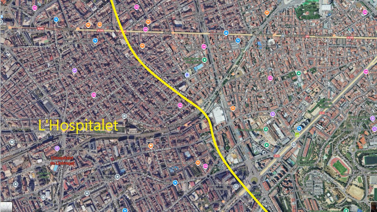 🚲No és normal que una ratlla imaginaria en la trama urbana impedeixi l'ús de Bicing, tant dificil és que es puguin utilitzar els dos serveis en un mateix territori?🤔