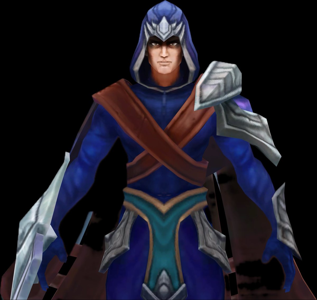 AcervoTalon's tweet photo. splash art                   vs                  3d model https://t.co/CTWzRzueuU