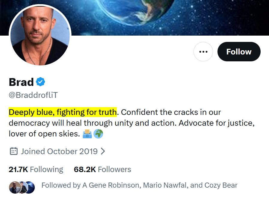 "Deeply blue, fighting for truth" Brad sees a 1000-mile stretch of ocean dotted w/dozens of islands and concludes it's "physically impossible" for a smallish boat to make the journey.