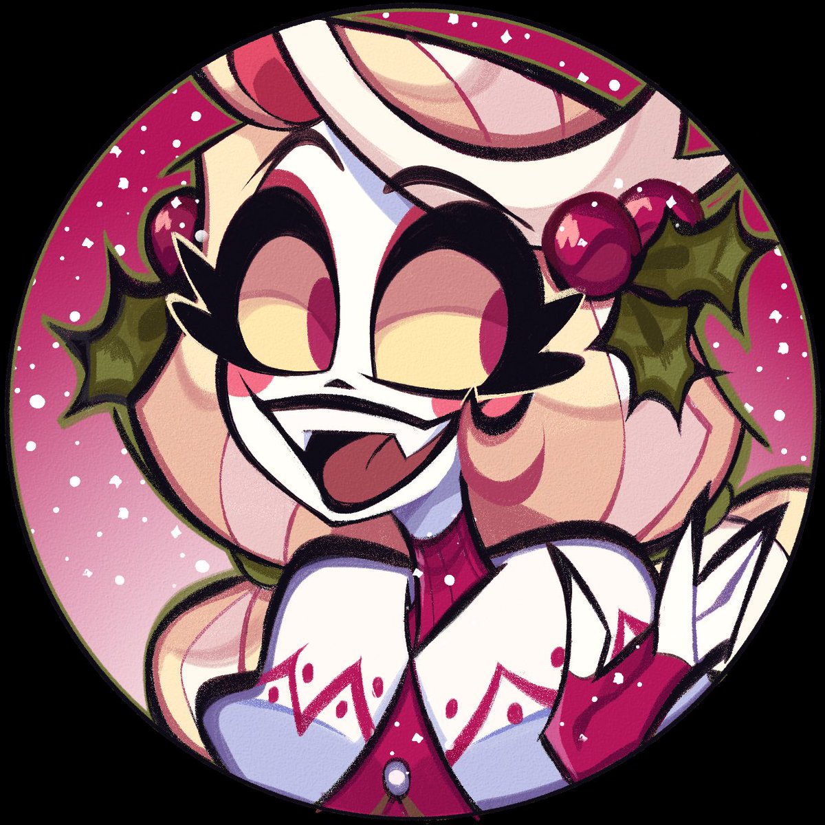 Zeebiie's tweet image. Christmas icons are back!! Feel free to use them but with credit plsss!! 🙂‍↕️
-
-
-
#HazbinHotel #HazbinHotelFanart
