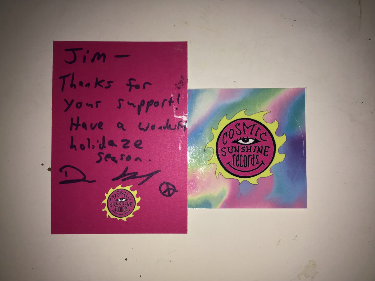Hello Duncan look what arrived on Friday <a href="/TheStripedBanan/">The Striped Bananas 🍌</a>  Dude, you know I dig the band. I think this is your best record yet! It's Awesome one killer song after another. ☮️🦀