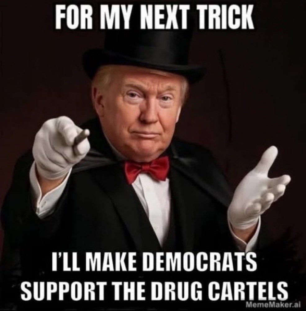 rightsidefreee's tweet image. The left is so predictable, of course they’re defending drug traffickers.