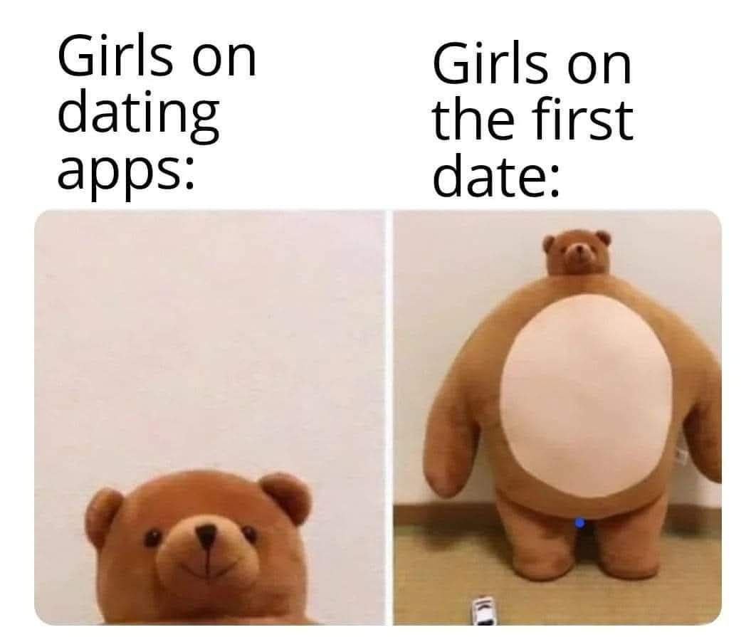 MomsPostingLs's tweet image. On dating apps vs in person