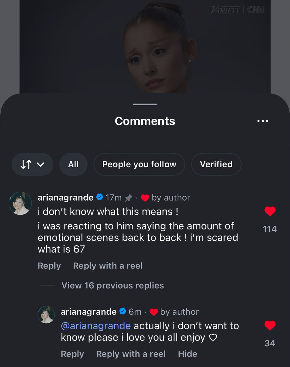 ariana grande reacts to 6 7 meme 😭