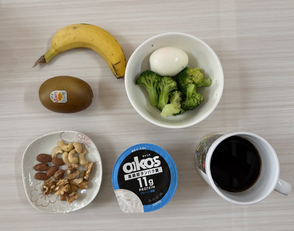 朝食ルーティーン🍌