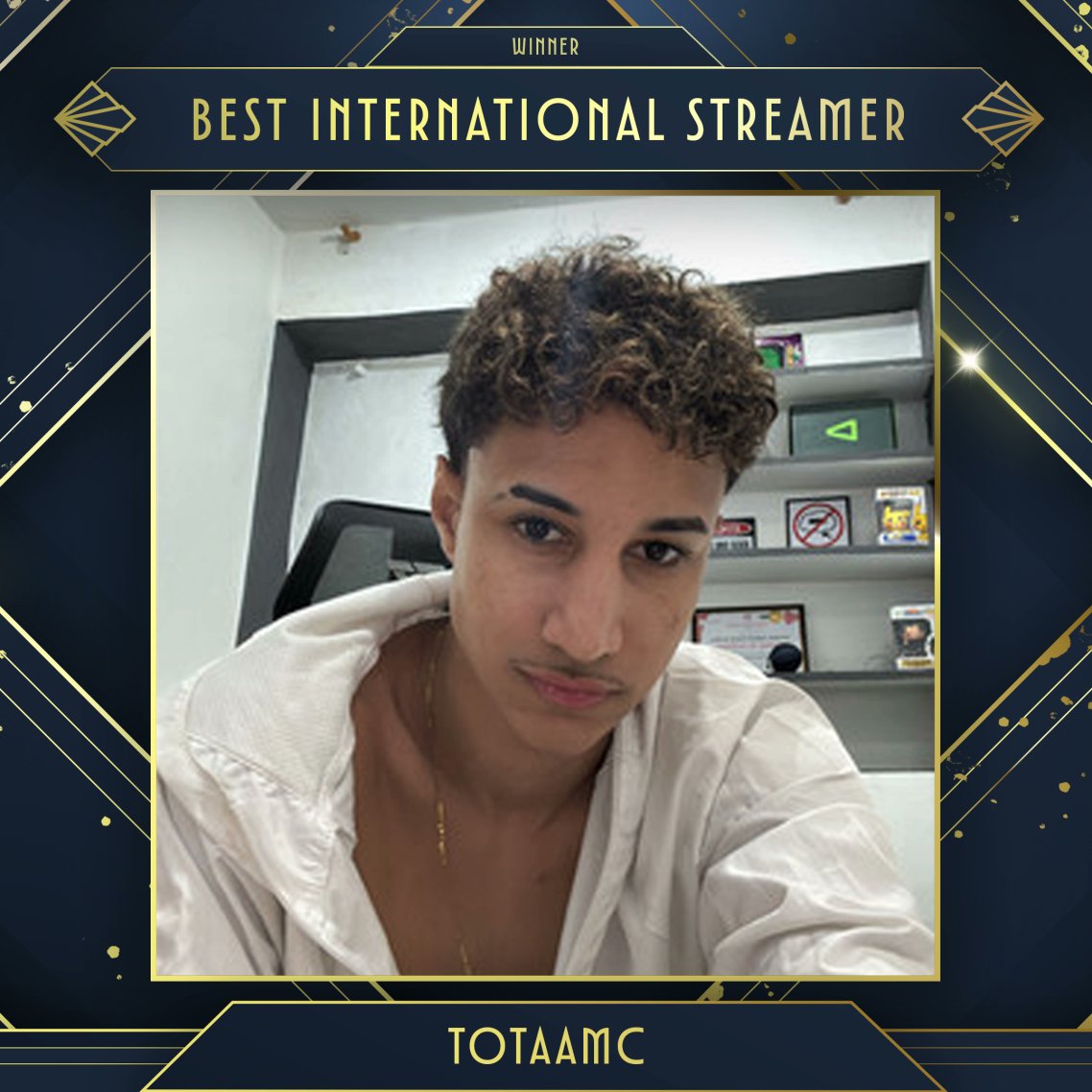 StreamerAwards's tweet image. Representing all the way from Brazil, he helped bridge the gap for audiences everywhere this year!

The Best International Streamer winner is @tota_ofc!! 🇧🇷