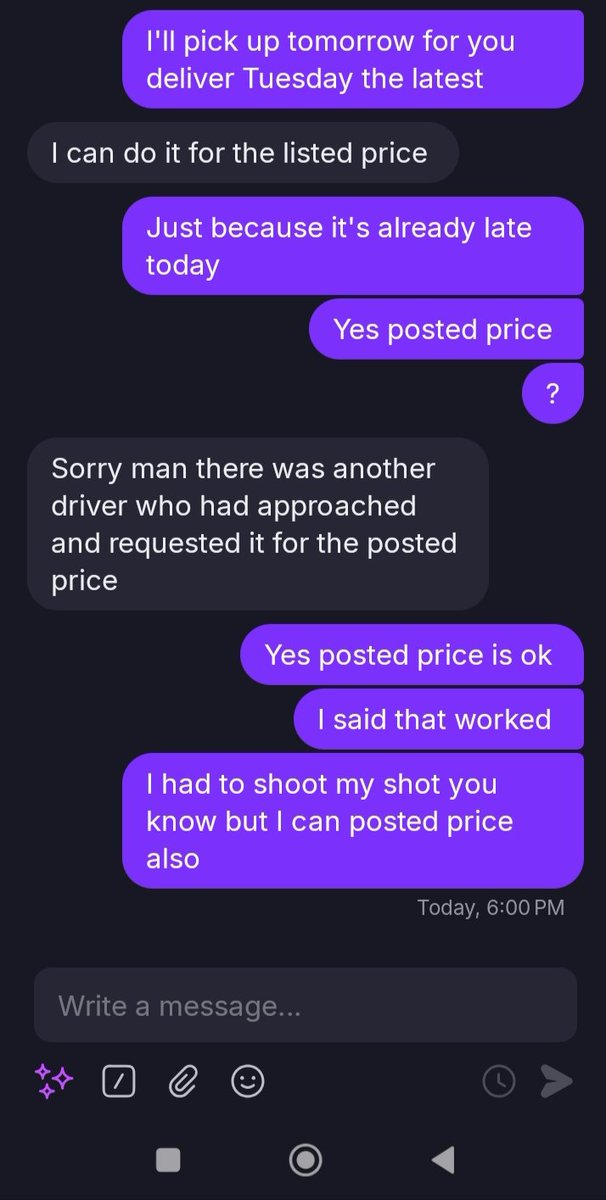 SVLogisticsPro's tweet photo. Central Dispatch’s rating system is broken. 🚩 If I cancel, I get a negative rating. But I try to negotiate a fair price and get dropped with zero consequence for them? Make it make sense. 😤
Learn to beat the system. Grab my ebook: Link in bio 🚛💨 #CarHauling #CentralDispatch https://t.co/3qCWiR1pTY