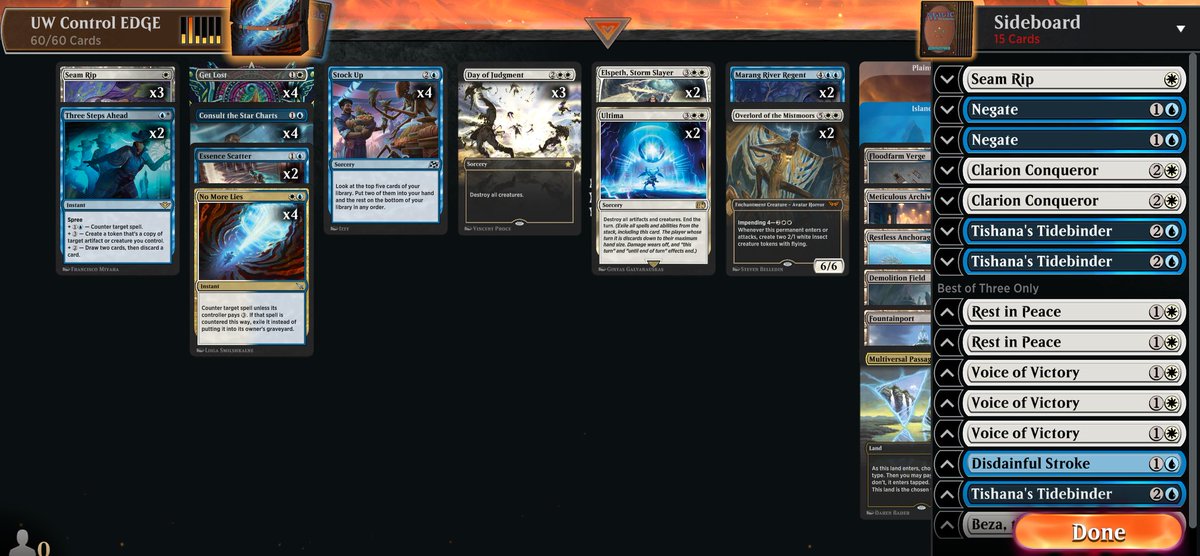 TeamMainPhase's tweet image. Congratulations to @ChrisKral4 who takes down the first RCQ of the season in Central Texas with UW Control!