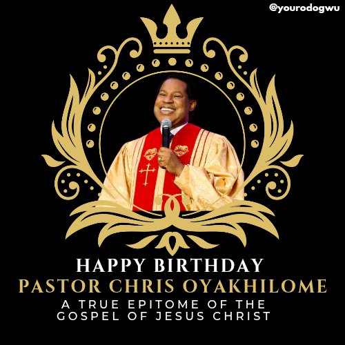 GREAT JOY FILLS MY HEART DEAR DADDY ❤️ 7TH DECEMBER IS A DAY OF GREAT JUBILATION ON EARTH AND IN HEAVEN 🎉 

HAPPY BIRTHDAY DEAR PASTOR CHRIS OYAKHILOME 🥰 I LOVE YOU DADDY ♥️♥️♥️ #PastorChris 🤗