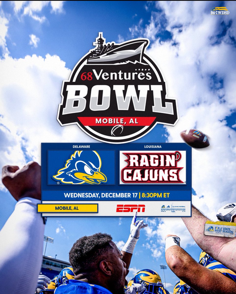 .⁦<a href="/Delaware_FB/">68 Ventures Bowl Champions Delaware Football</a>⁩ 💙💛 #bluehensforever