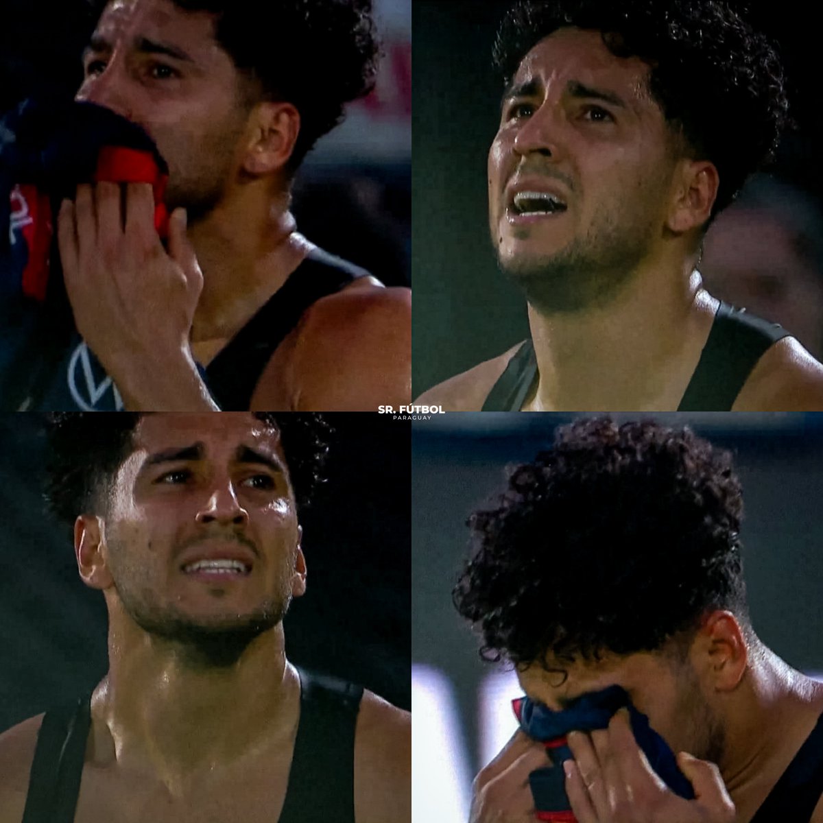 SrFutbolPy's tweet image. De las mejores secuencias que dejó el título de Cerro Porteño en la Supercopa. Cecilio Domínguez, autor de dos goles, llorando de la emoción por lo que estaba sucediendo en el Estadio ueno Defensores del Chaco.

❤️🇵🇾 En una semana, dos vueltas olímpicas con el club de su vida.