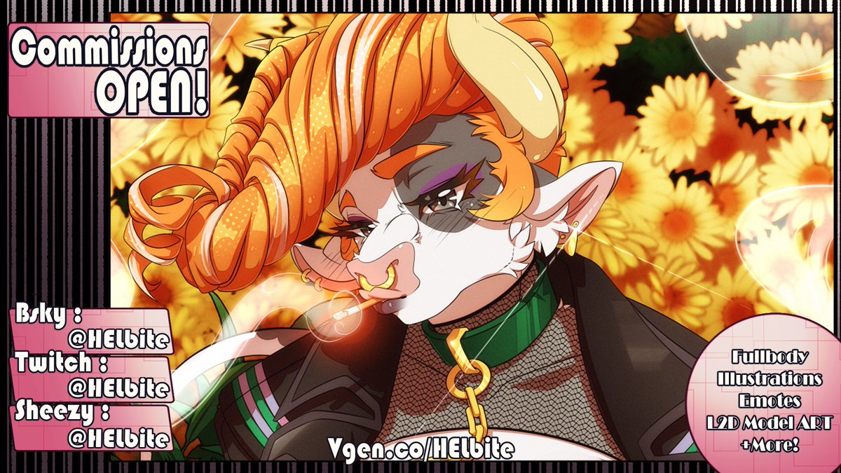 helbite's tweet image. 🩸💀🖌️ COMMISSIONS ARE OPEN!!
&amp;gt;&amp;gt;&amp;gt; vgen.co/HELbite

If anyone is lookin to get somethin done I'd LOVE to do work for ya!

#vtuberartist #furryartist #Commission #commissionsopen #humanartist #vgen #VGenComm